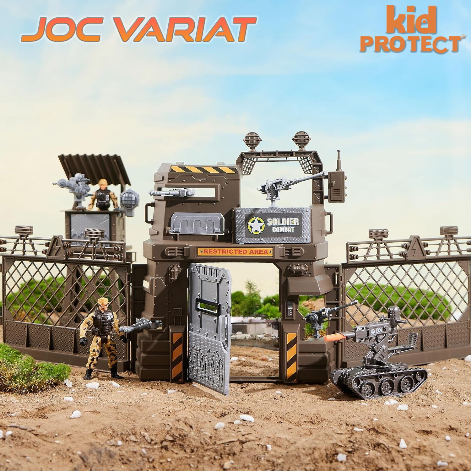 Set Militar de Jucarie Pentru Copii KidProtect War Max Set Militar de Jucarie Pentru Copii KidProtect War Max